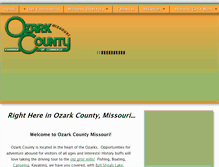 Tablet Screenshot of ozarkcounty.net